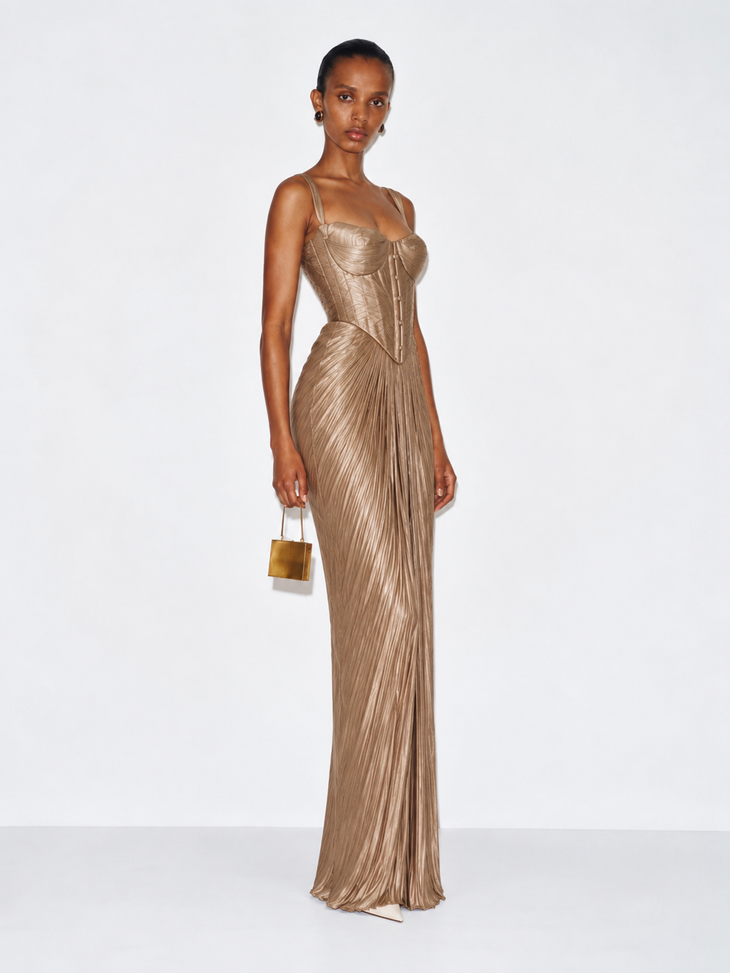 Hazel Corset Maxi Dress