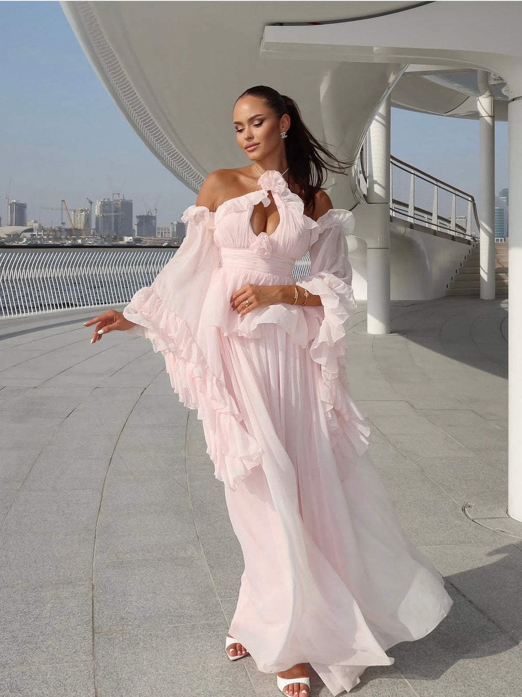 Daria Ruffle Maxi Dress