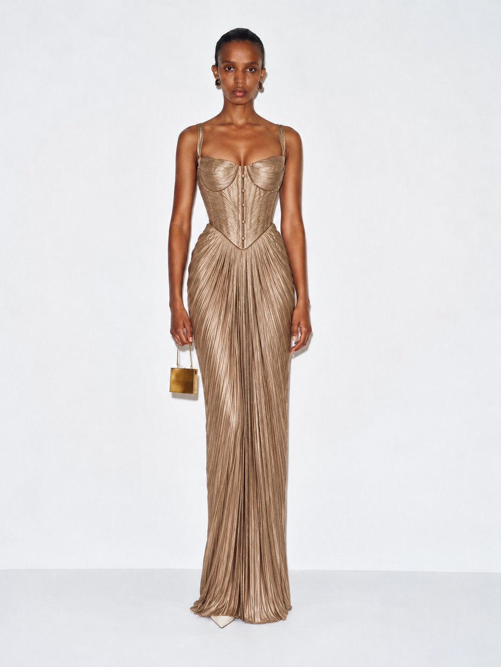 Hazel Corset Maxi Dress