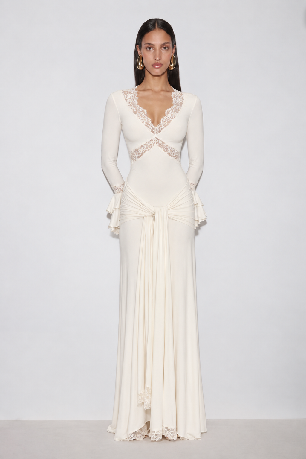 Maricela Lace Maxi Dress