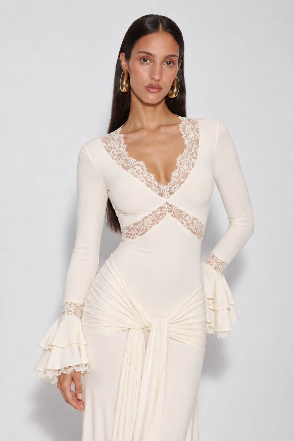 Maricela Lace Maxi Dress