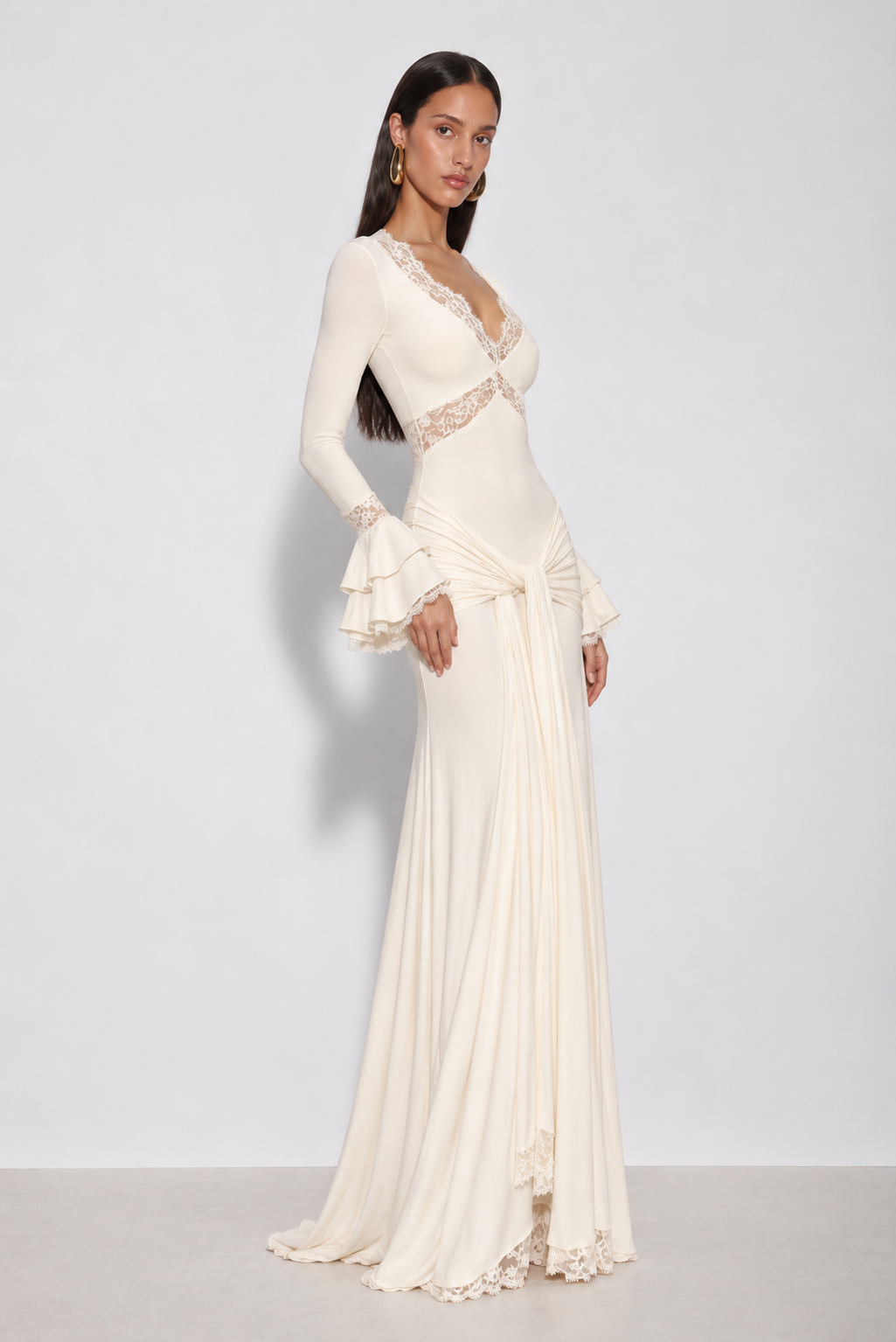Maricela Lace Maxi Dress