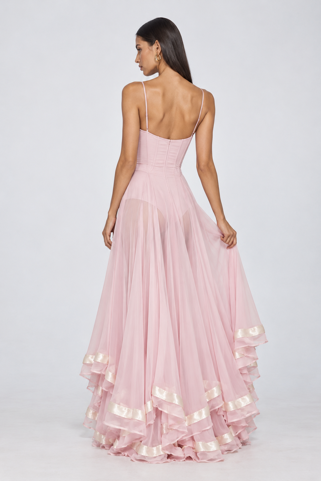 Romilda Sheer Maxi Dress