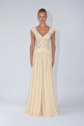 Seraphina Lace Maxi Dress - Almond