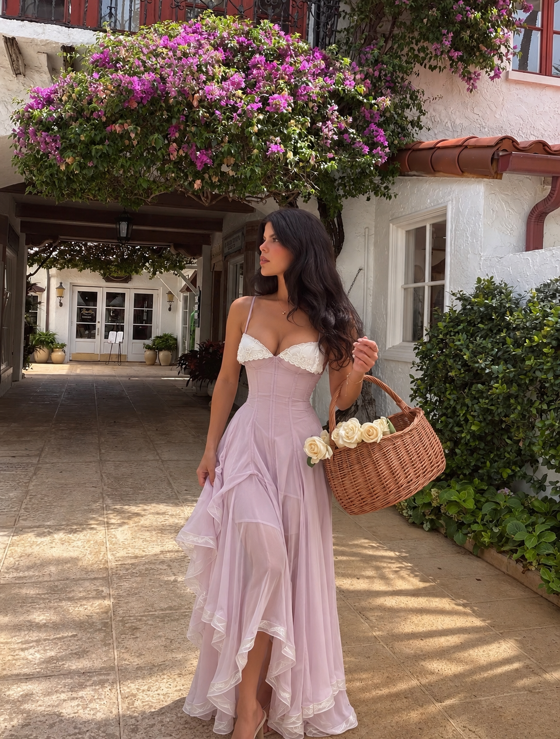 Romilda Sheer Maxi Dress