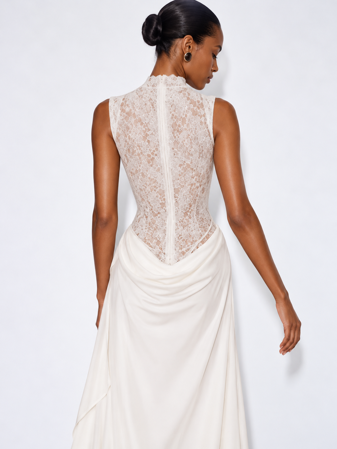 Alaia Lace Maxi Dress